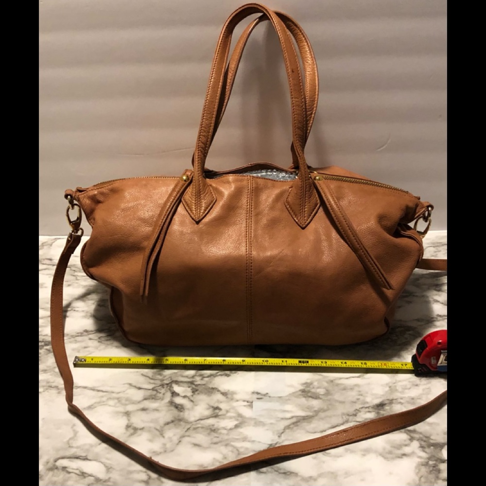 Steven leather crossbody bag flaws shown picture 5